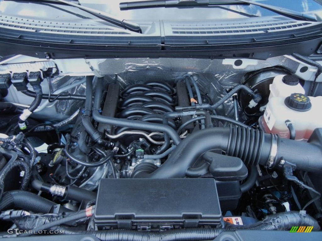 2013 Ford F150 XL SuperCab 5.0 Liter Flex-Fuel DOHC 32-Valve Ti-VCT V8 Engine Photo #79615047