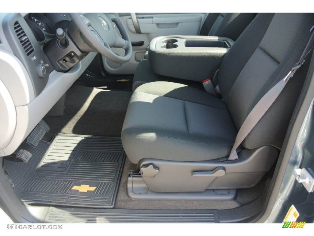 2013 Silverado 1500 LS Regular Cab - Blue Granite Metallic / Dark Titanium photo #7