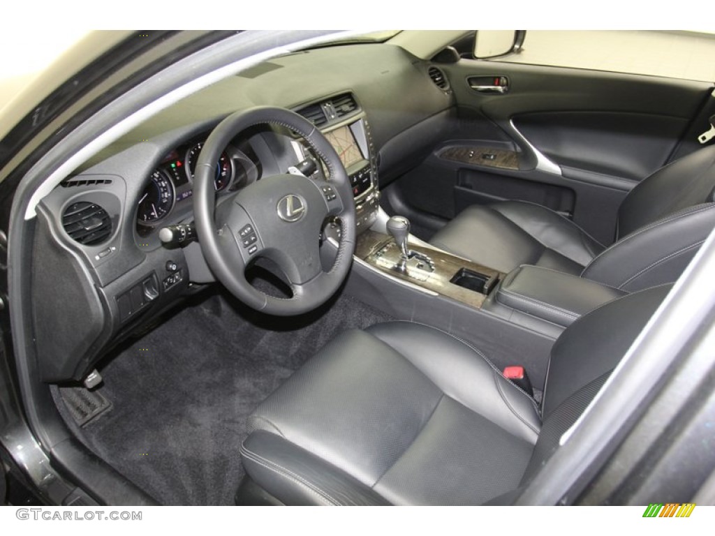 Black Interior 2010 Lexus IS 350 Photo #79616251
