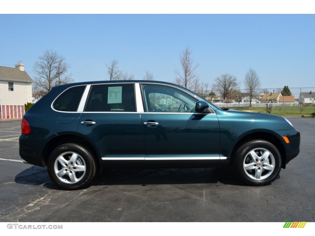 Dark Teal Metallic 2004 Porsche Cayenne S Exterior Photo #79619052