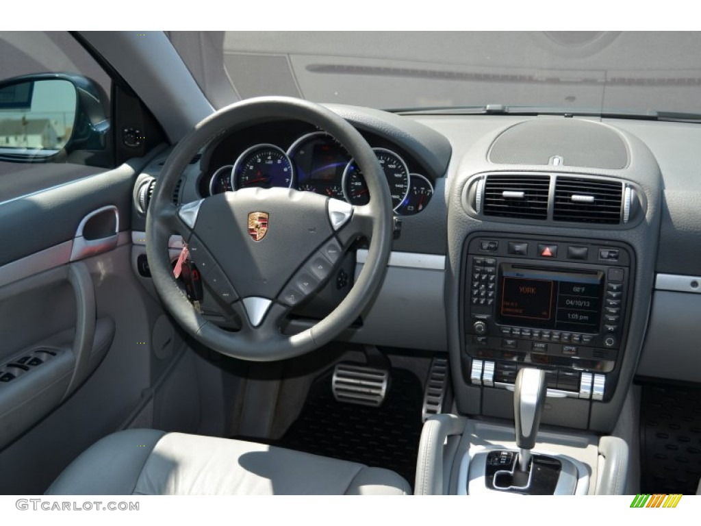 2004 Cayenne S - Dark Teal Metallic / Stone/Steel Grey photo #10