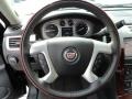 Ebony 2013 Cadillac Escalade Premium AWD Steering Wheel