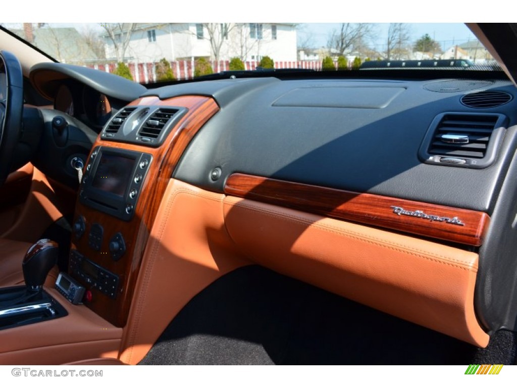 2007 Quattroporte  - Grigio Granito (Dark Grey) / Brown photo #27