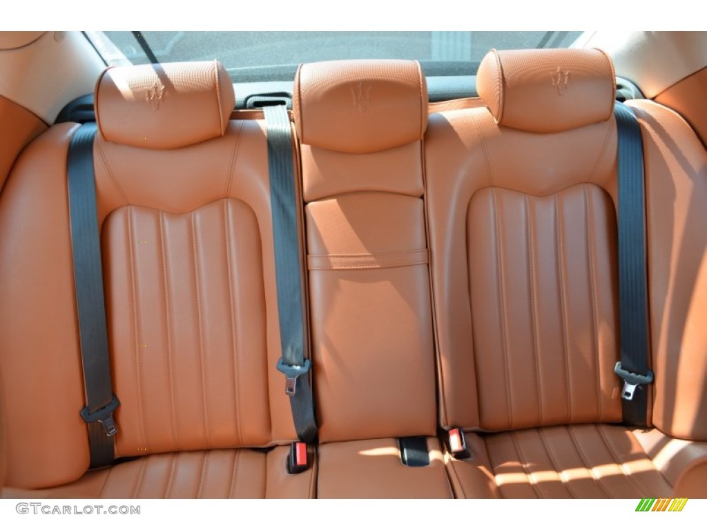 2007 Quattroporte  - Grigio Granito (Dark Grey) / Brown photo #28