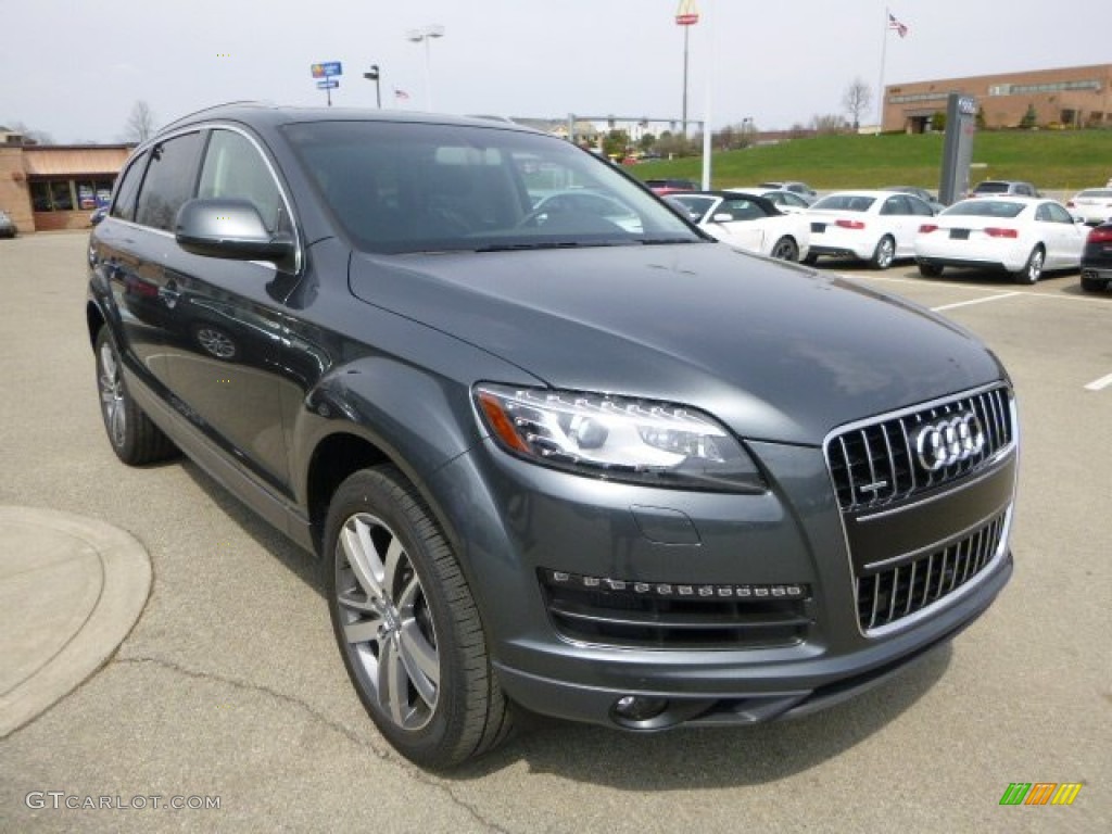 Daytona Grey Pearl Effect 2013 Audi Q7 3.0 TFSI quattro Exterior Photo #79620193