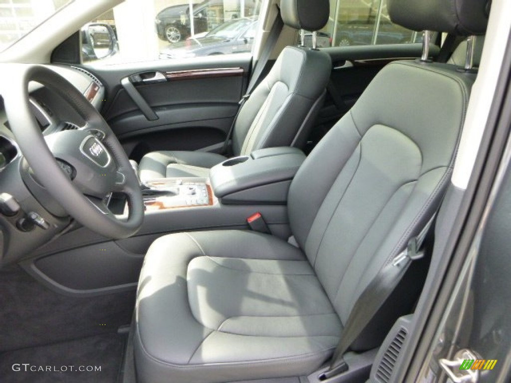 Black Interior 2013 Audi Q7 3.0 TFSI quattro Photo #79620235