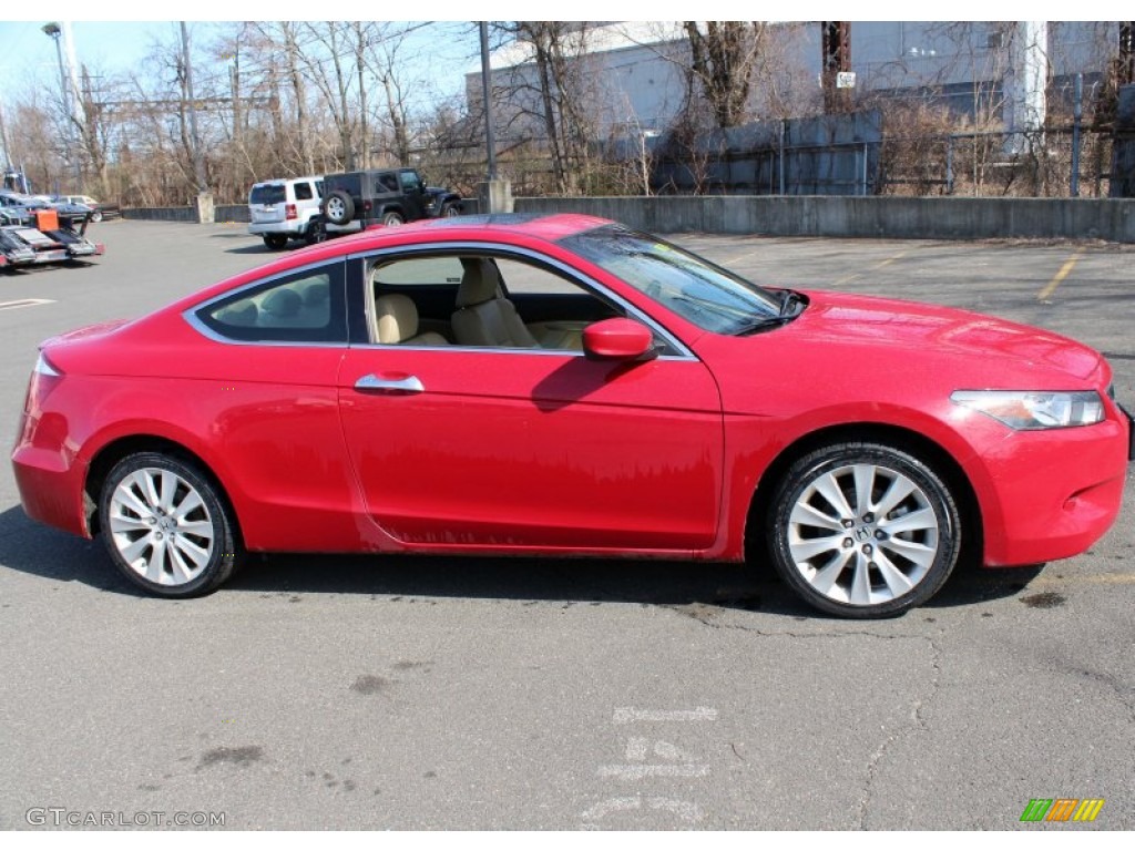 San Marino Red 2008 Honda Accord EX-L V6 Coupe Exterior Photo #79620418