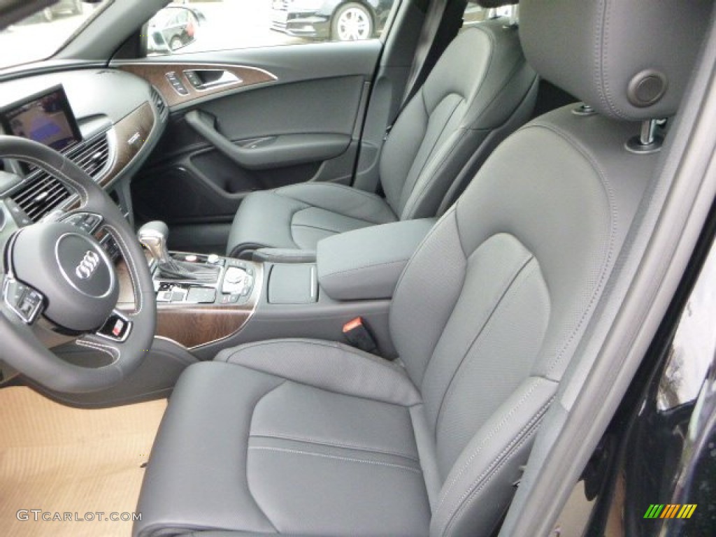 Black Interior 2013 Audi S6 4.0 TFSI quattro Sedan Photo #79620694
