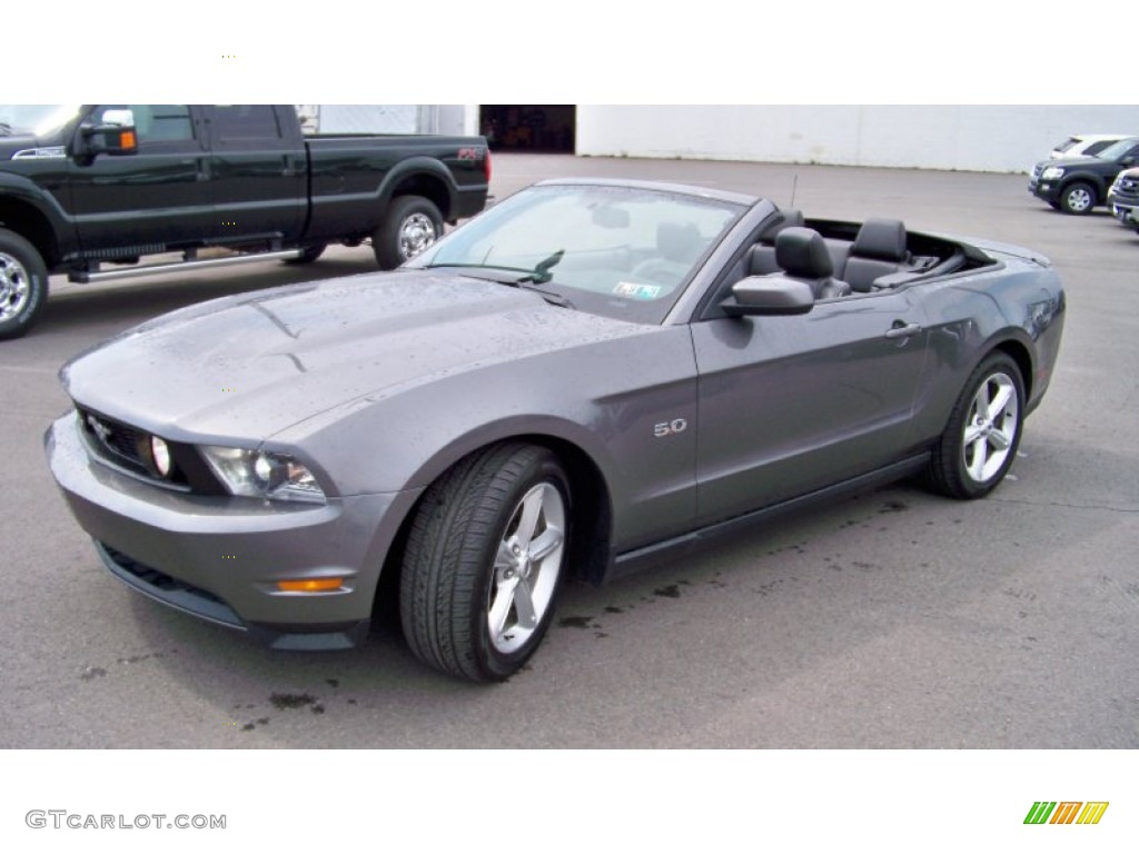 2011 Mustang GT Premium Convertible - Sterling Gray Metallic / Charcoal Black photo #1