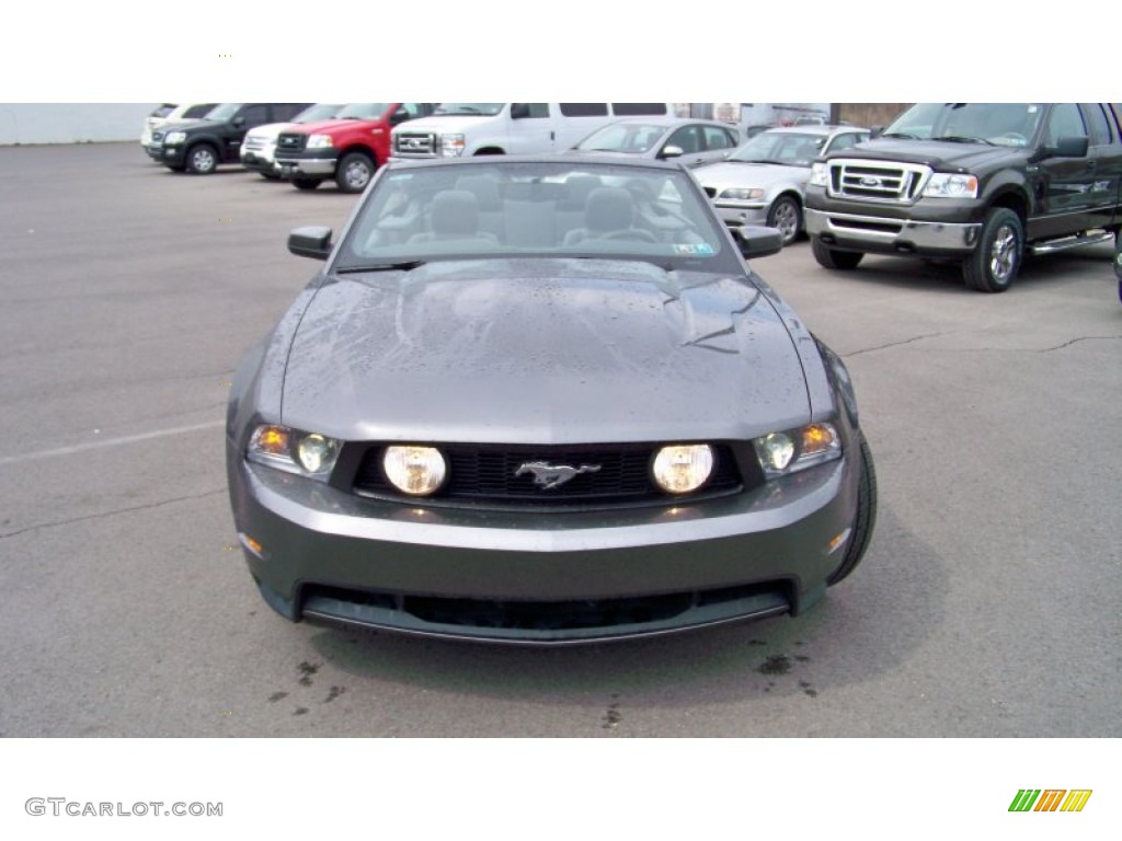 2011 Mustang GT Premium Convertible - Sterling Gray Metallic / Charcoal Black photo #2
