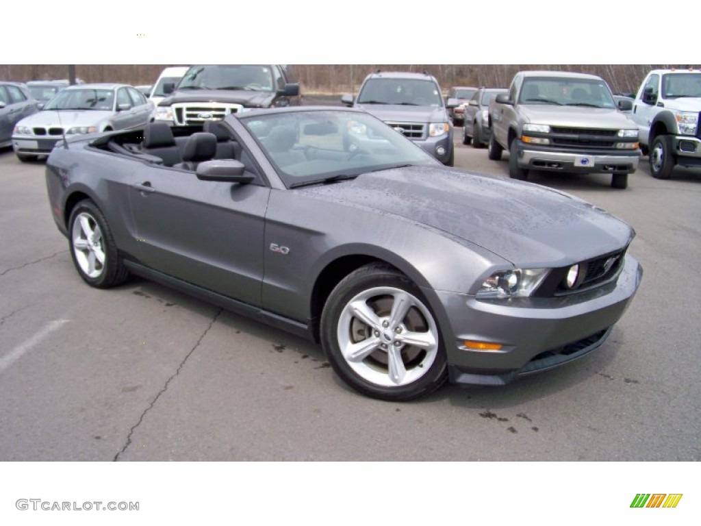 2011 Mustang GT Premium Convertible - Sterling Gray Metallic / Charcoal Black photo #3