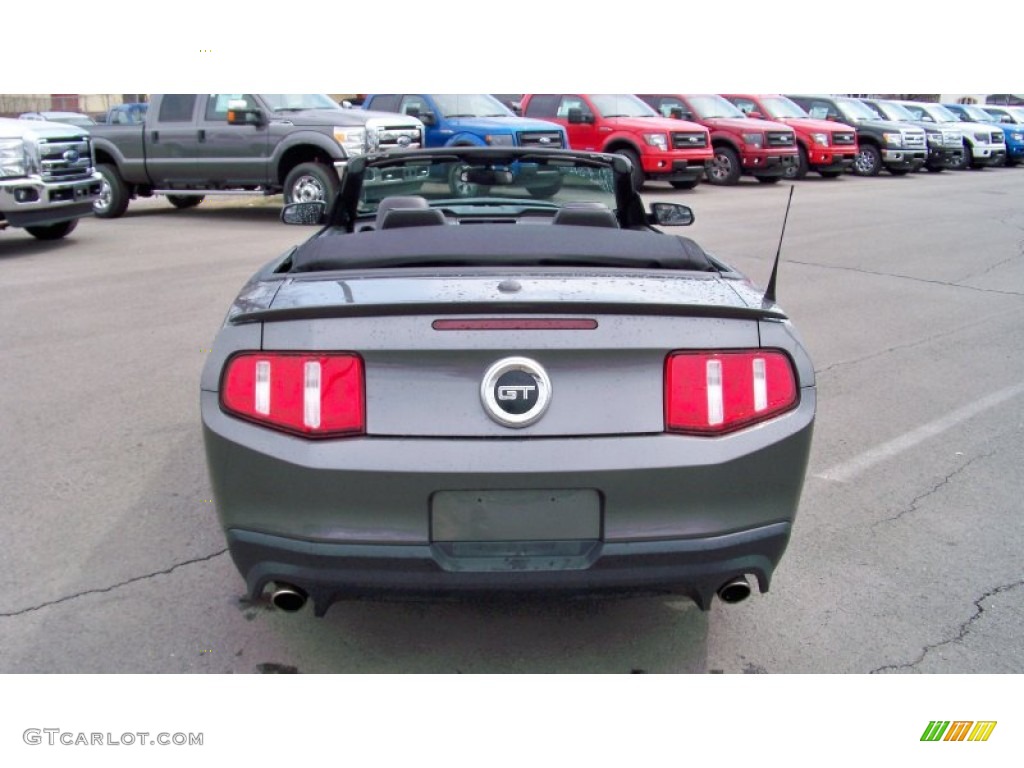 2011 Mustang GT Premium Convertible - Sterling Gray Metallic / Charcoal Black photo #6