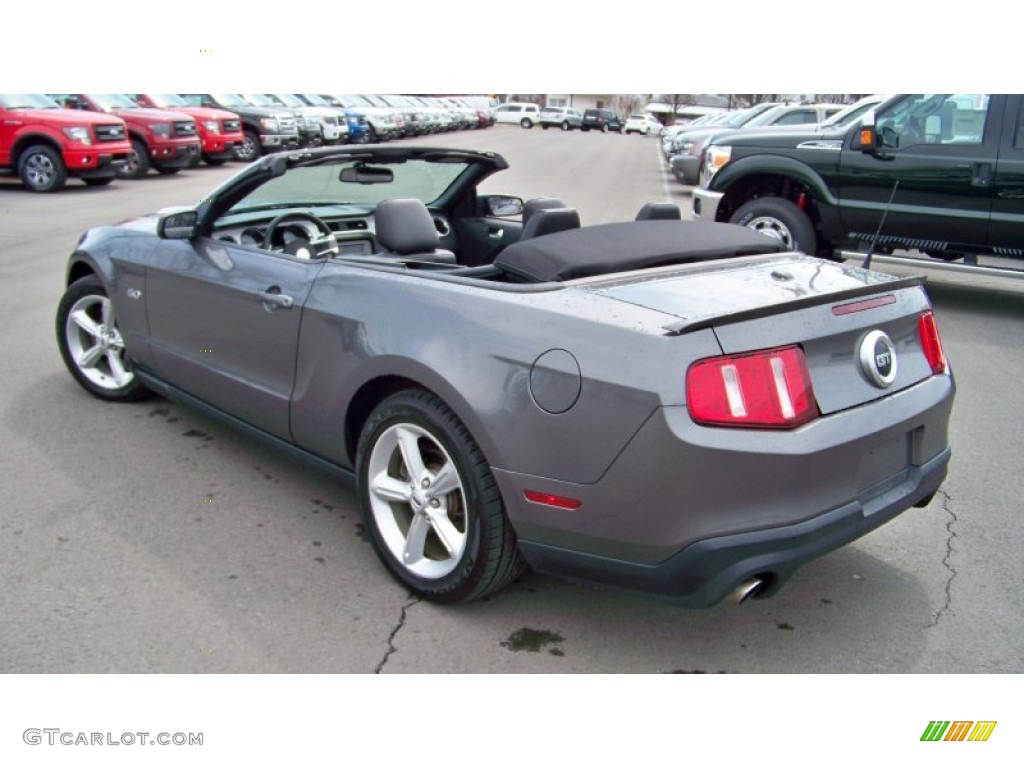 2011 Mustang GT Premium Convertible - Sterling Gray Metallic / Charcoal Black photo #7
