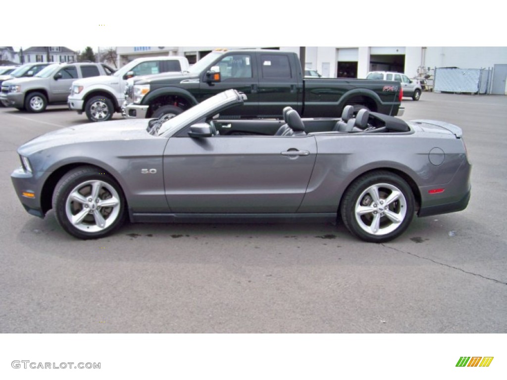 2011 Mustang GT Premium Convertible - Sterling Gray Metallic / Charcoal Black photo #8