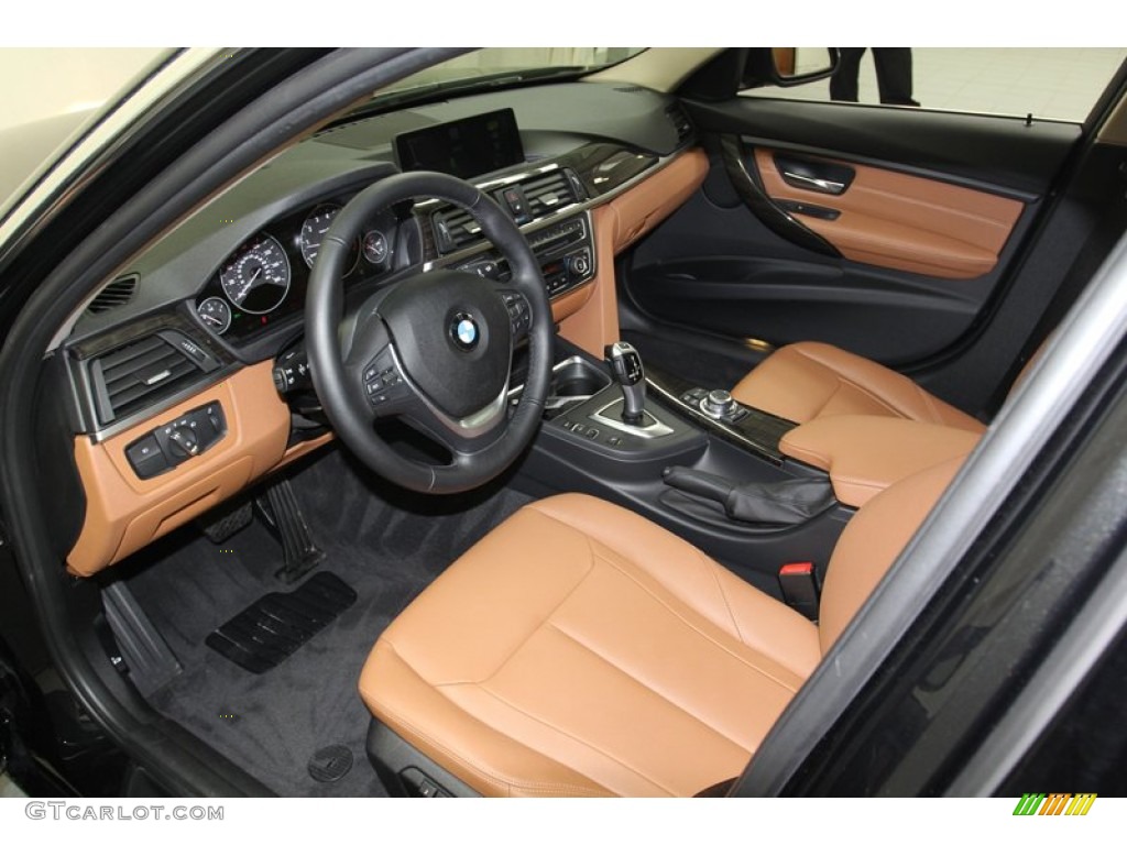Saddle Brown Interior 2012 BMW 3 Series 328i Sedan Photo #79621234