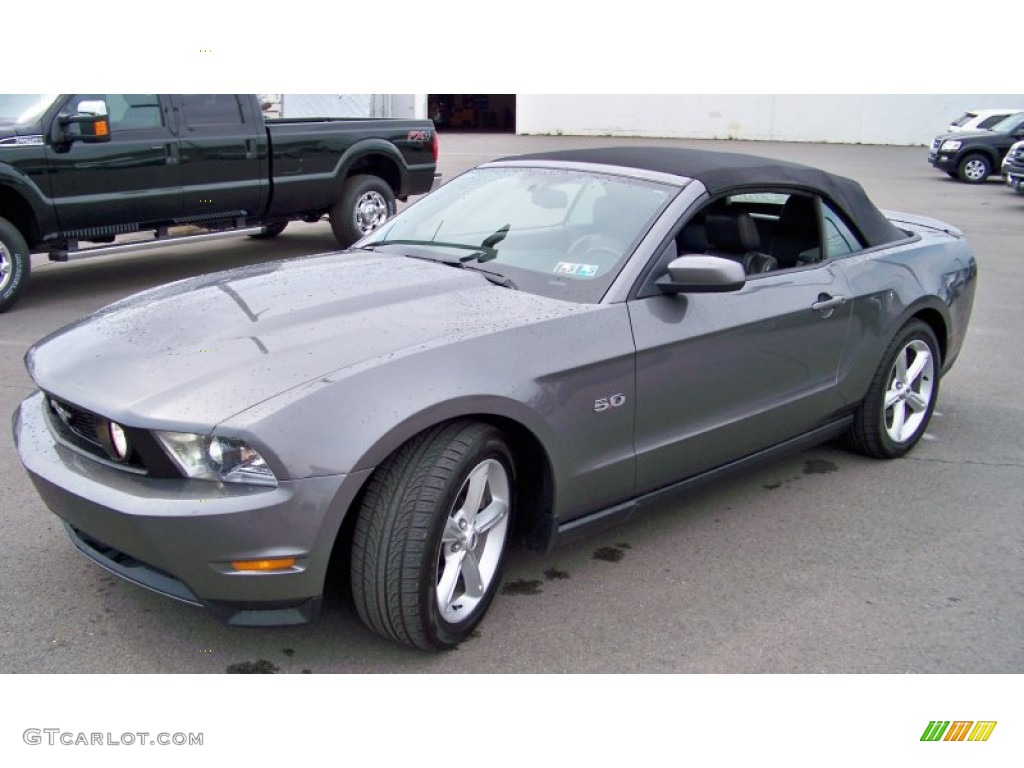 2011 Mustang GT Premium Convertible - Sterling Gray Metallic / Charcoal Black photo #18