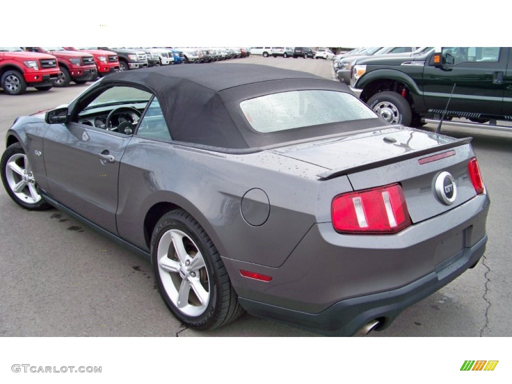 2011 Mustang GT Premium Convertible - Sterling Gray Metallic / Charcoal Black photo #19