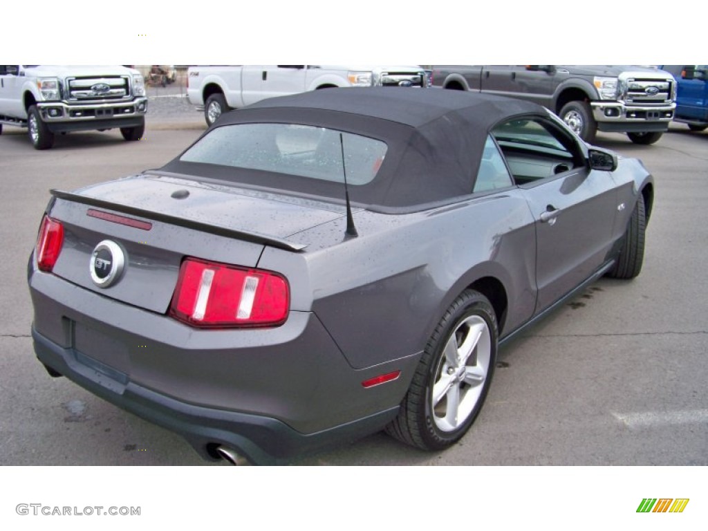 2011 Mustang GT Premium Convertible - Sterling Gray Metallic / Charcoal Black photo #21