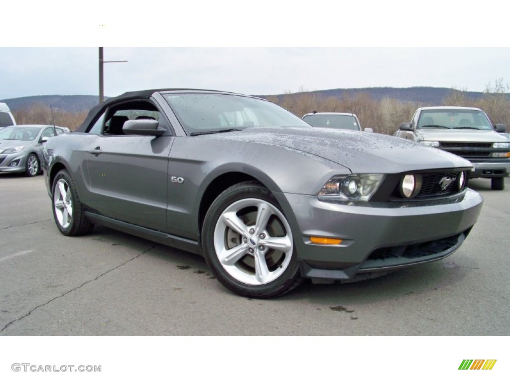 2011 Mustang GT Premium Convertible - Sterling Gray Metallic / Charcoal Black photo #22