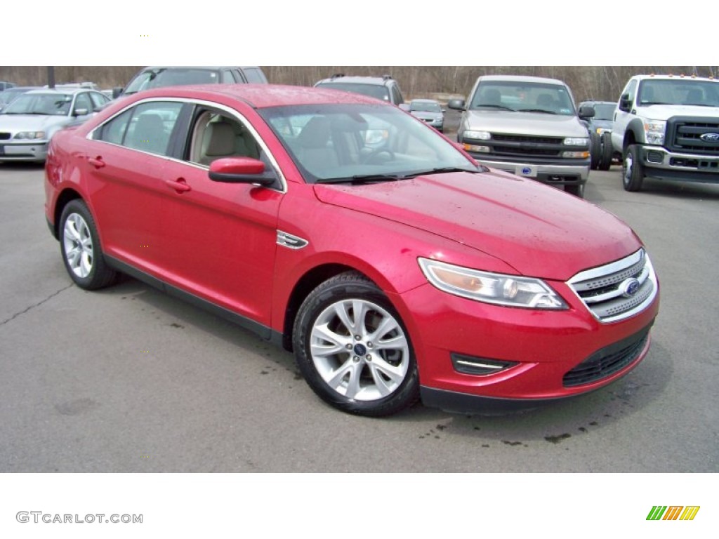 Red Candy Metallic 2010 Ford Taurus SEL Exterior Photo #79621404