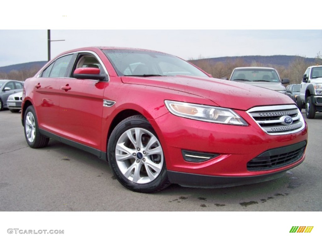 Red Candy Metallic 2010 Ford Taurus SEL Exterior Photo #79621600