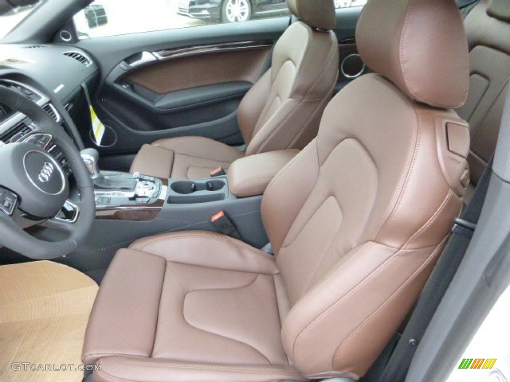 Chestnut Brown Interior 2013 Audi A5 2.0T quattro Coupe Photo #79622065