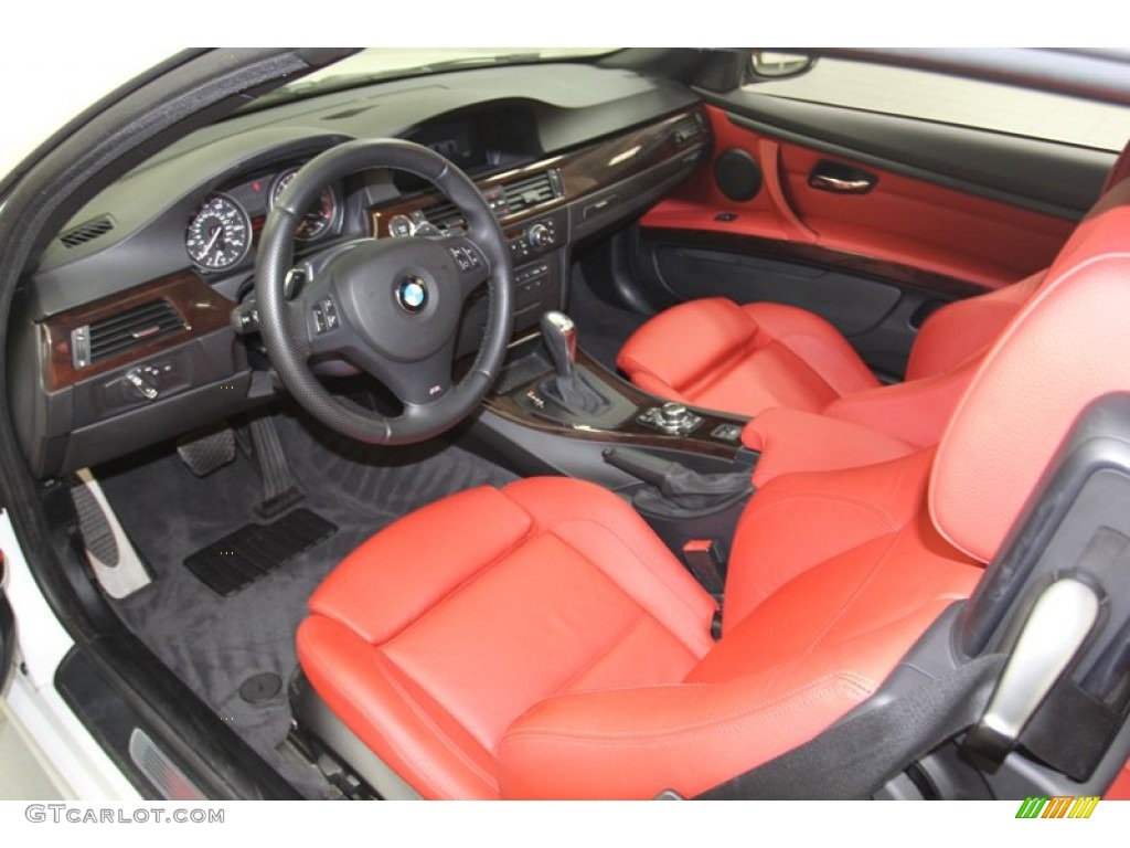 2012 3 Series 328i Convertible - Mineral White Metallic / Coral Red/Black photo #3