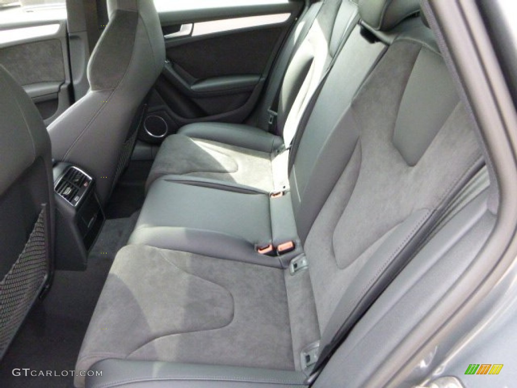Black Interior 2013 Audi S4 3.0T quattro Sedan Photo #79622773