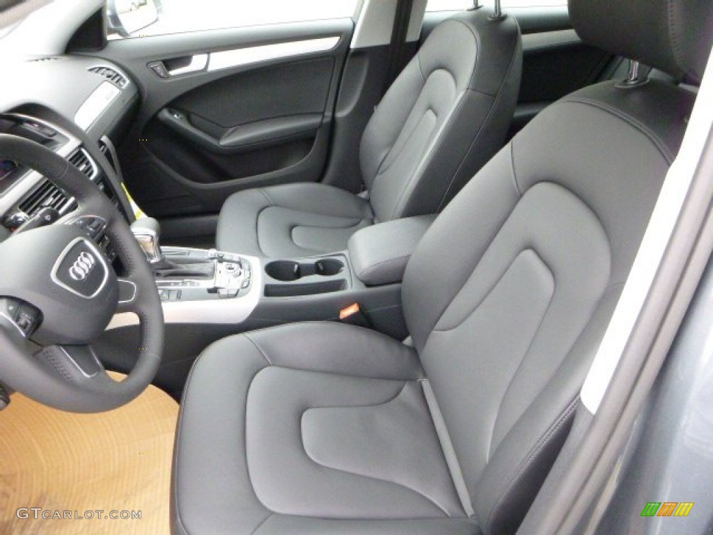 2013 A4 2.0T quattro Sedan - Monsoon Gray Metallic / Black photo #8
