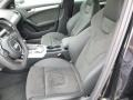 2013 Audi S4 Black Interior Front Seat Photo