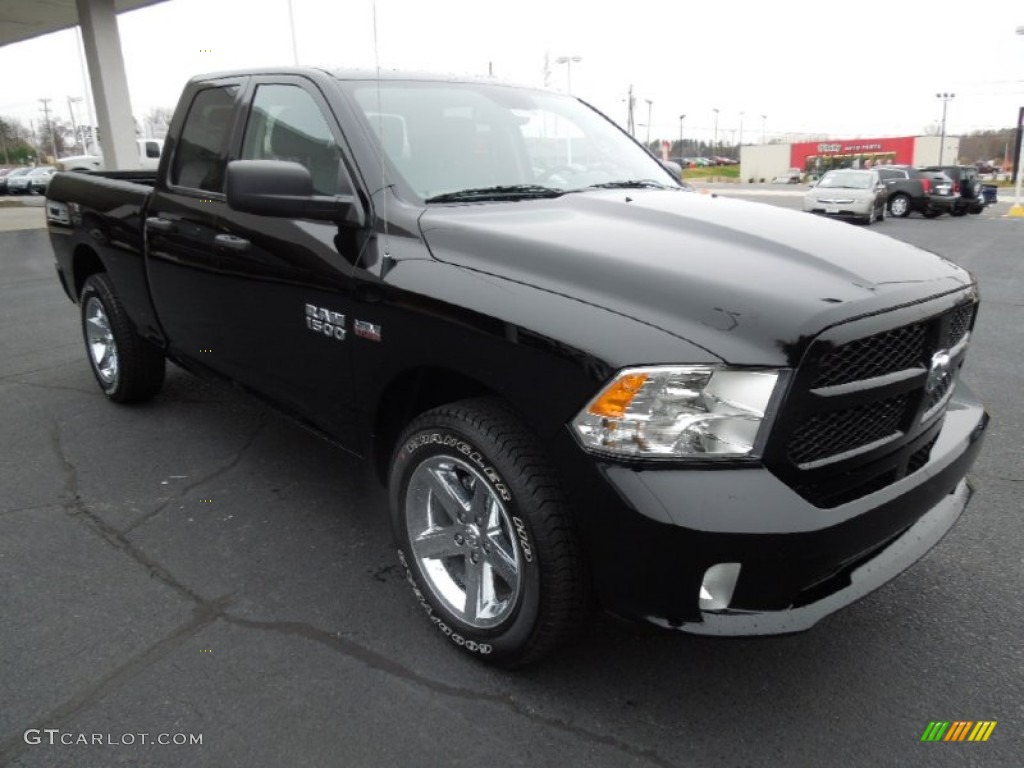 Black 2013 Ram 1500 Express Quad Cab Exterior Photo #79623766