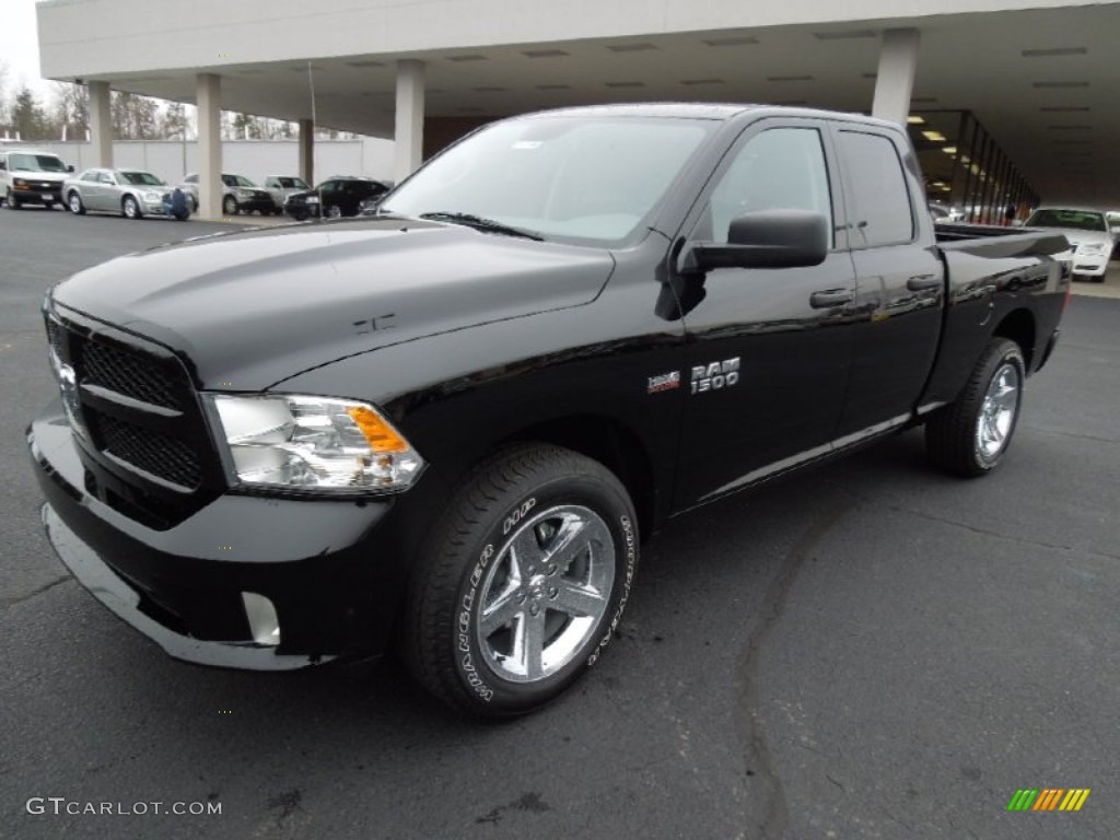 Black 2013 Ram 1500 Express Quad Cab Exterior Photo #79623775