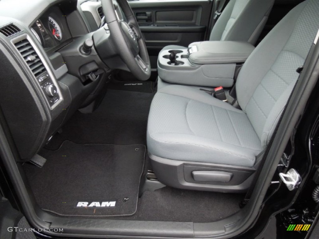 Black/Diesel Gray Interior 2013 Ram 1500 Express Quad Cab Photo #79623832