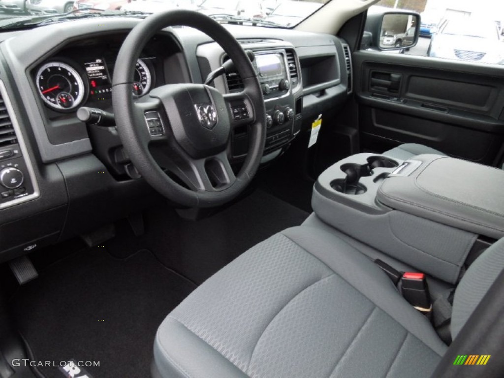 Black/Diesel Gray Interior 2013 Ram 1500 Express Quad Cab Photo #79623979