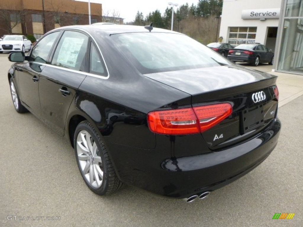 2013 A4 2.0T quattro Sedan - Brilliant Black / Black photo #2