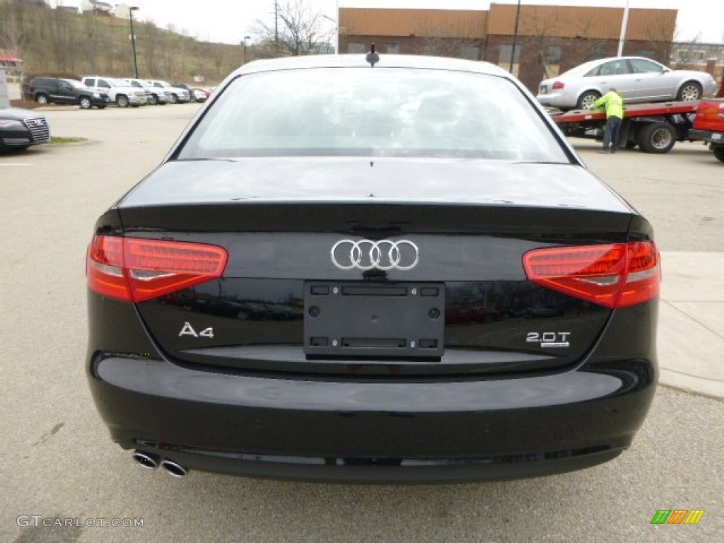 2013 A4 2.0T quattro Sedan - Brilliant Black / Black photo #3