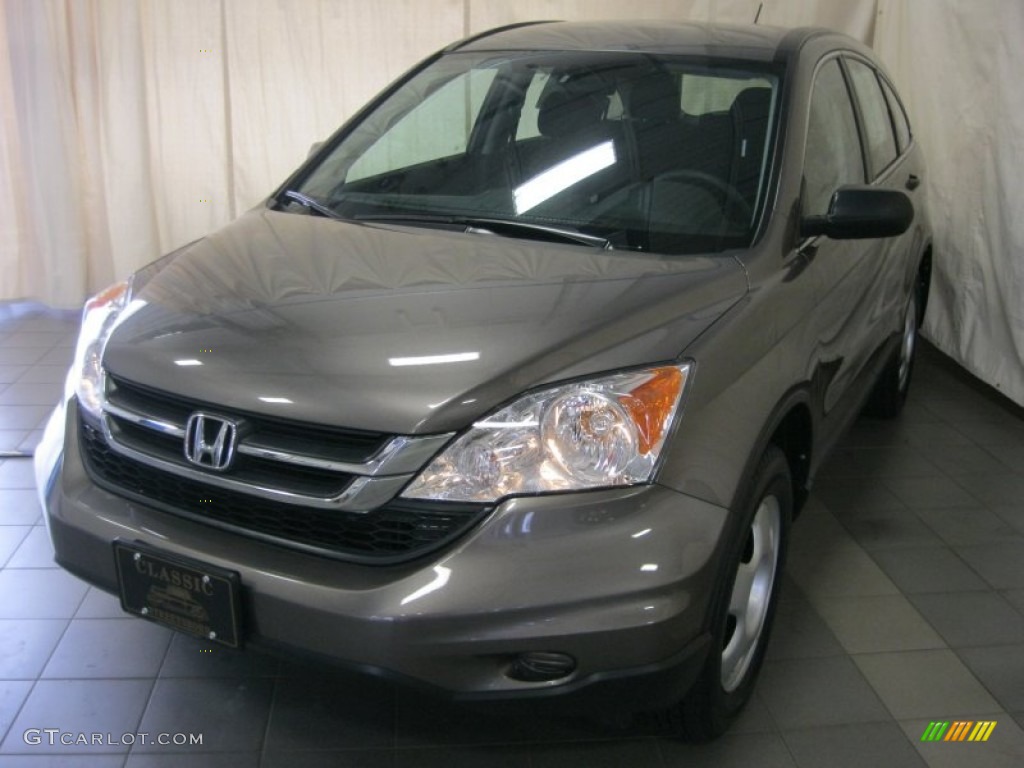 2010 CR-V LX AWD - Urban Titanium Metallic / Black photo #1