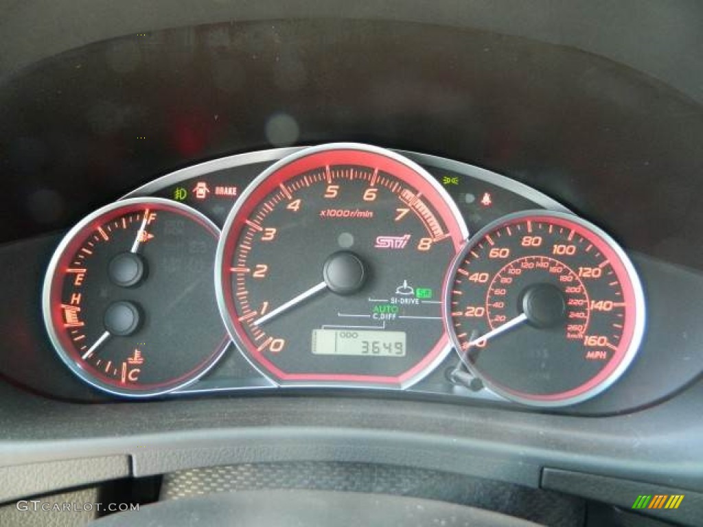2013 Subaru Impreza WRX STi Limited 4 Door Gauges Photo #79625755