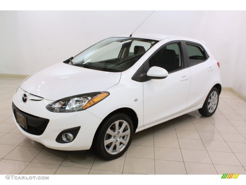 2011 MAZDA2 Touring - Crystal White Pearl / Black photo #3