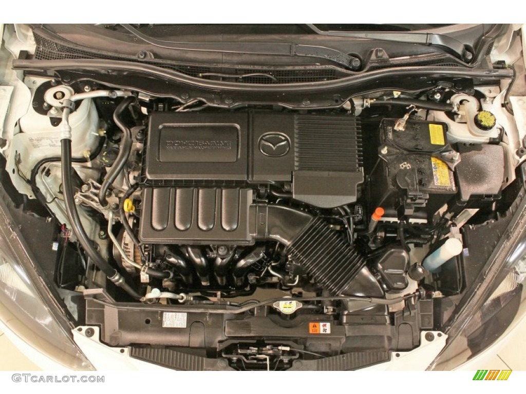 2011 MAZDA2 Touring - Crystal White Pearl / Black photo #16