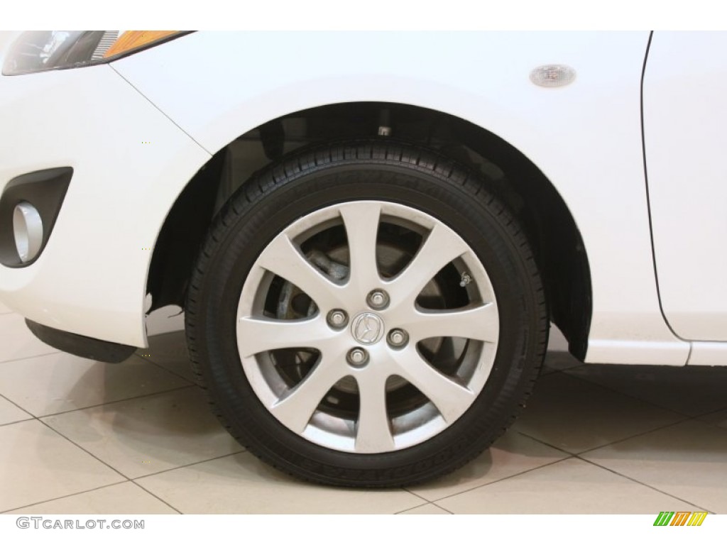 2011 MAZDA2 Touring - Crystal White Pearl / Black photo #17