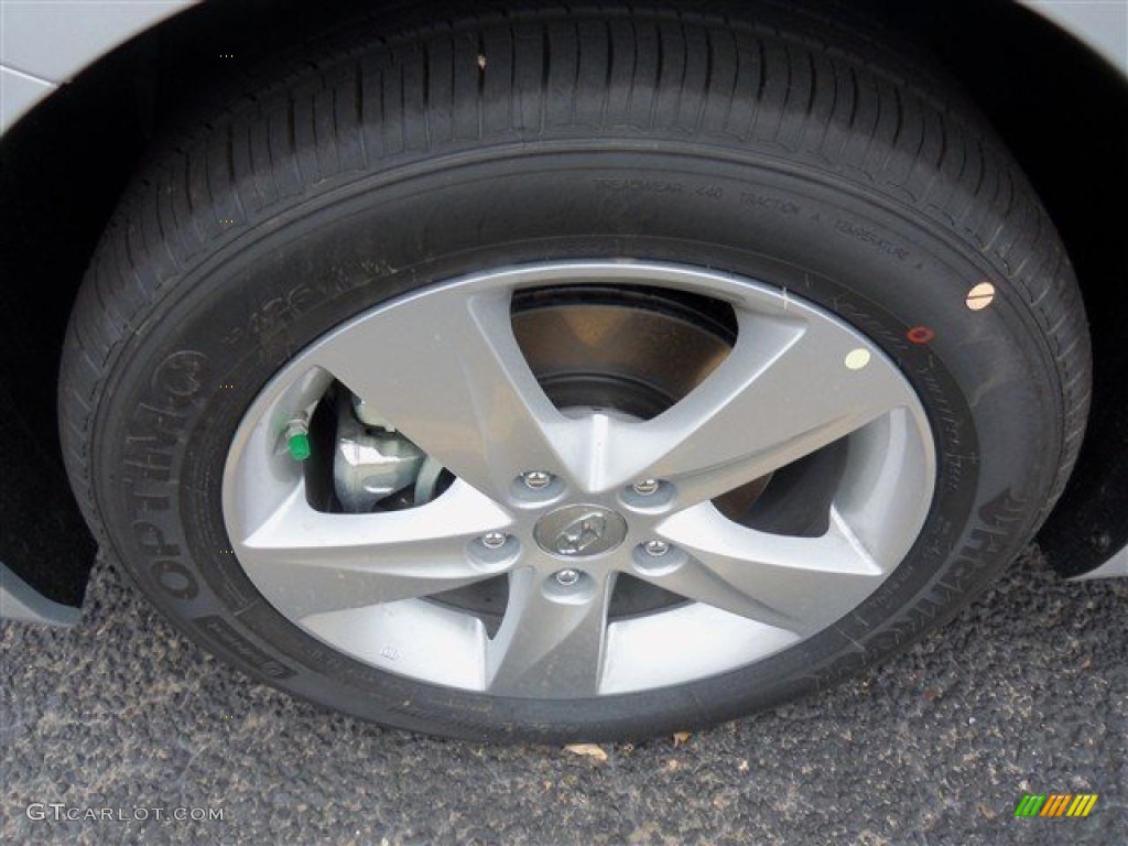 2013 Elantra GLS - Shimmering Air Silver / Gray photo #3