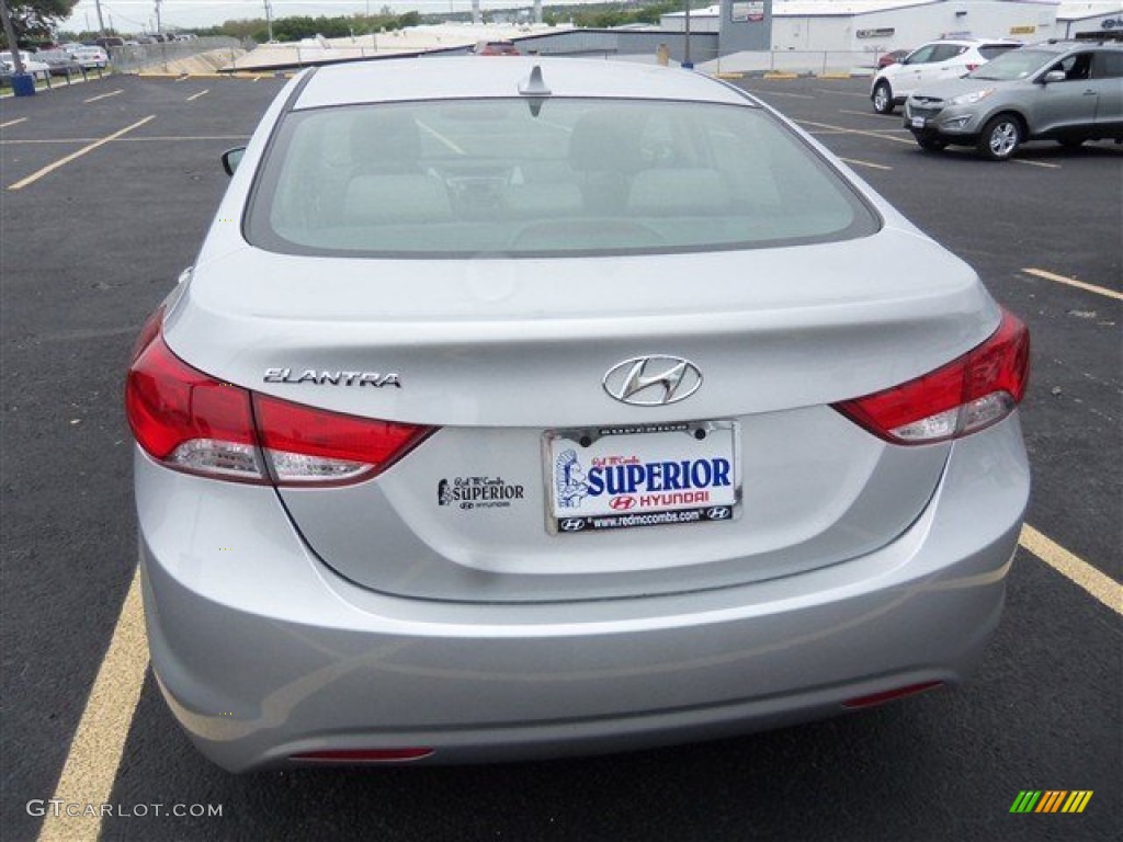 2013 Elantra GLS - Shimmering Air Silver / Gray photo #6