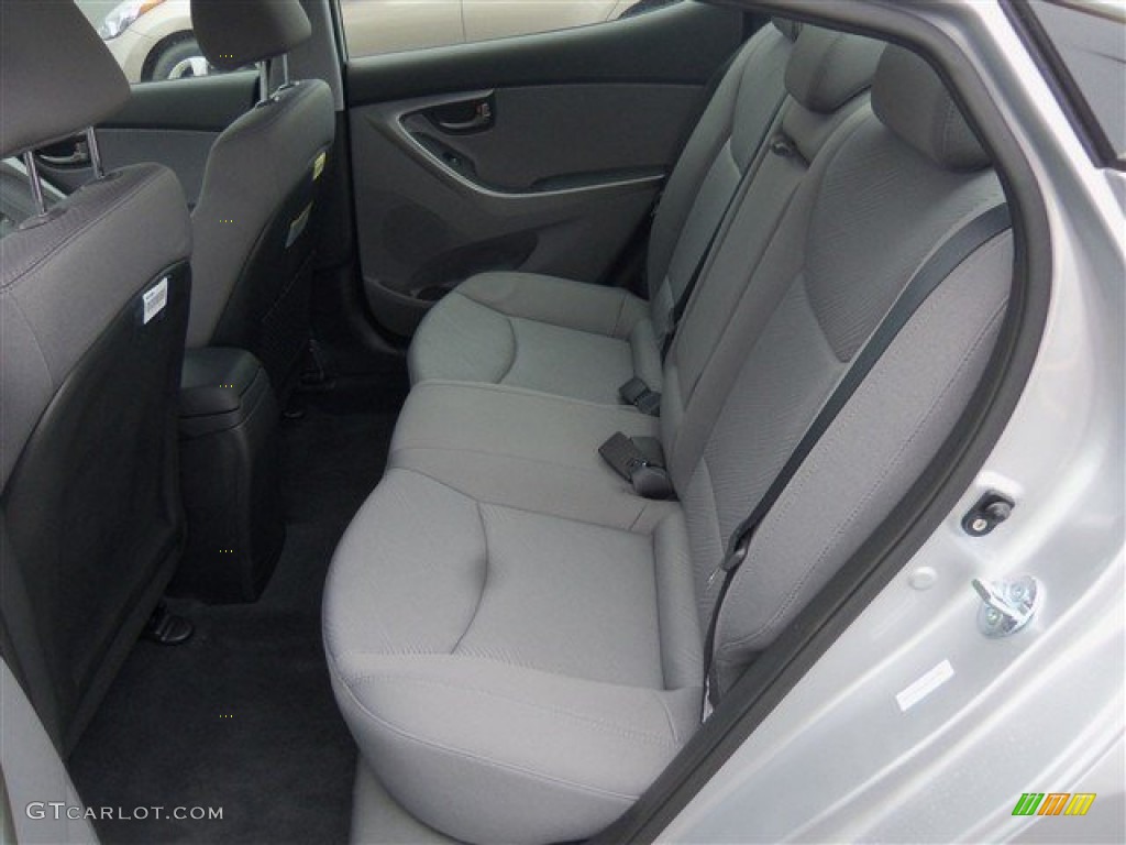 2013 Elantra GLS - Shimmering Air Silver / Gray photo #11