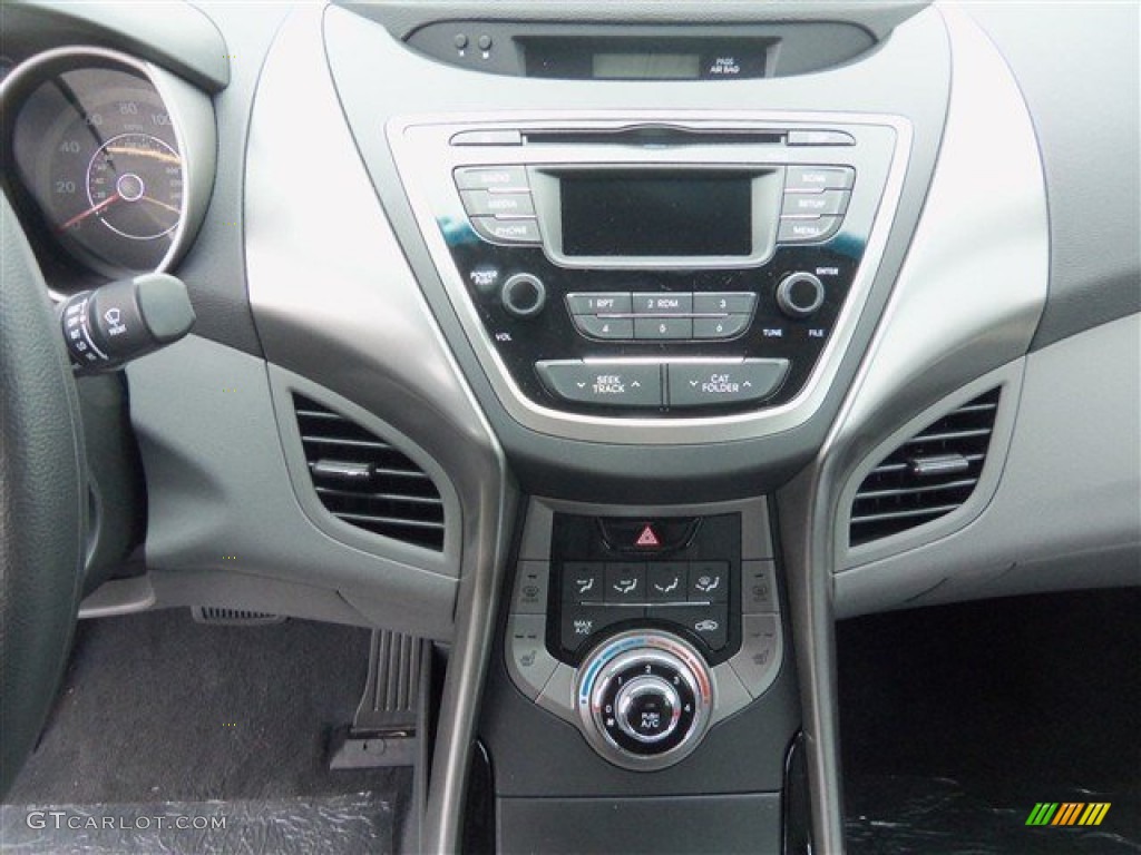 2013 Elantra GLS - Shimmering Air Silver / Gray photo #13