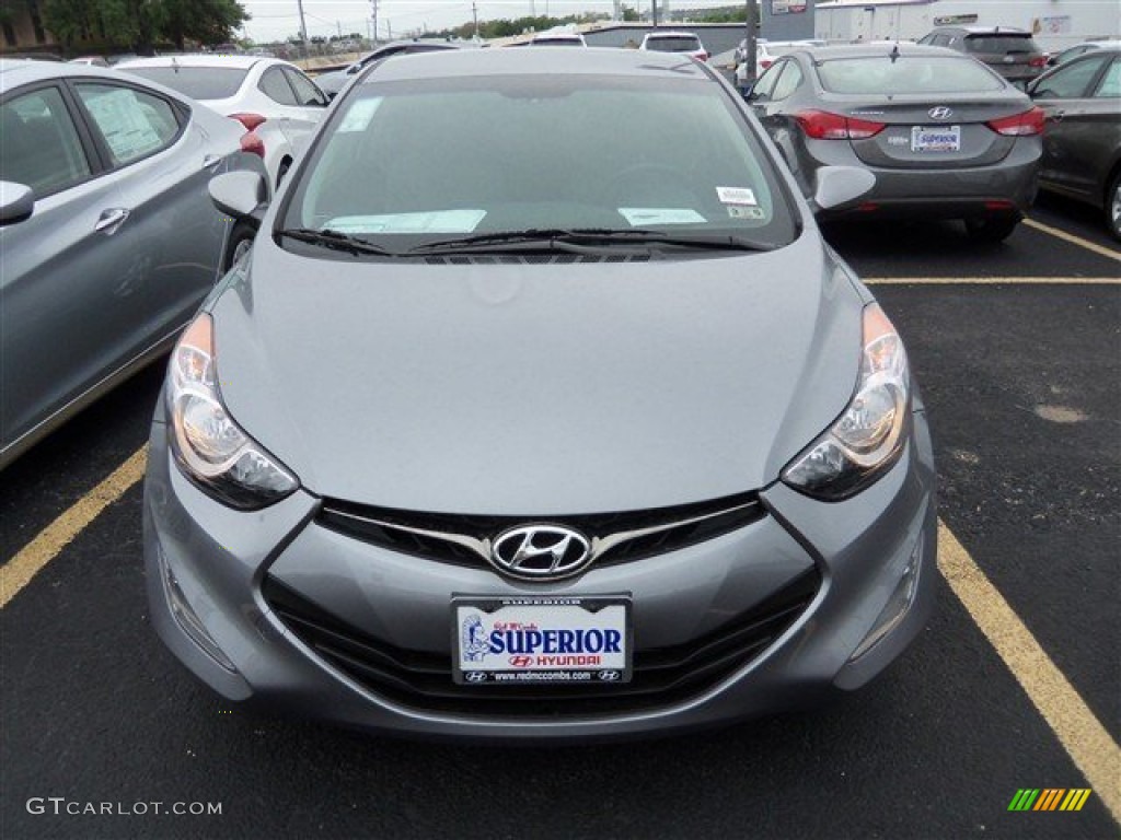 2013 Elantra Coupe GS - Titanium Gray Metallic / Gray photo #1