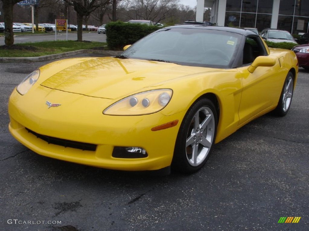 2005 Corvette Coupe - Millenium Yellow / Ebony photo #1