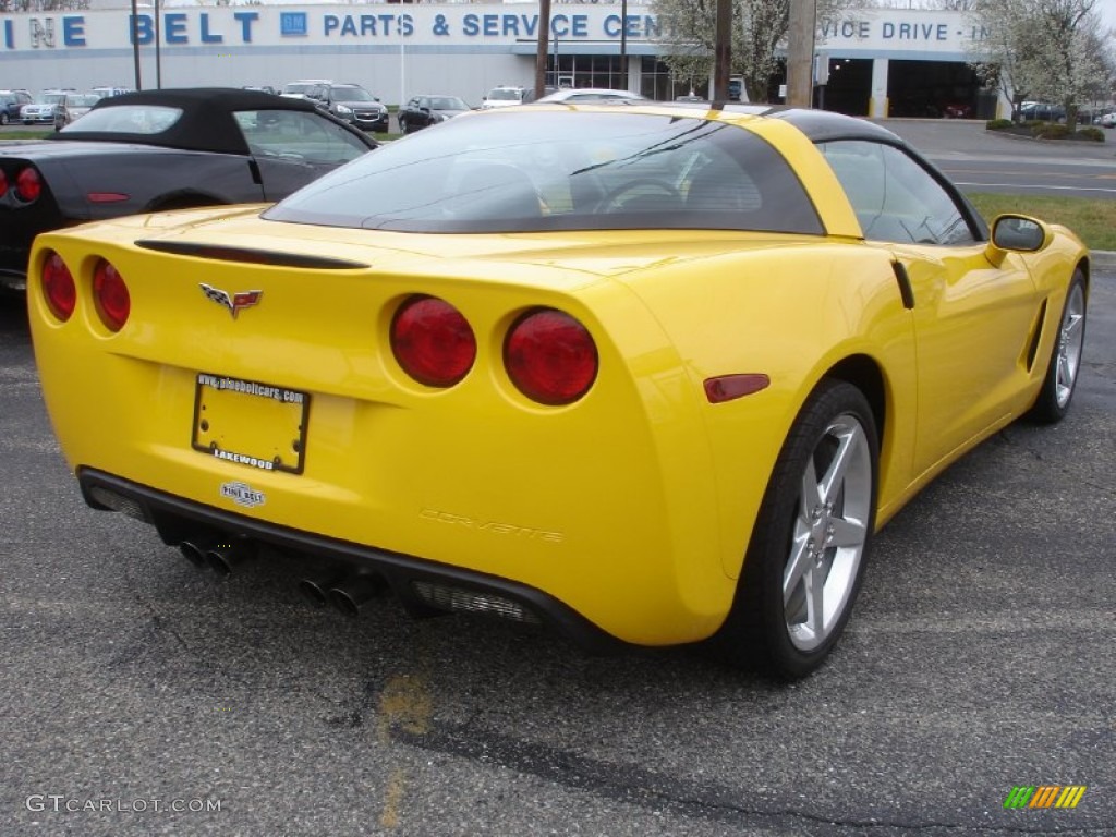 2005 Corvette Coupe - Millenium Yellow / Ebony photo #4