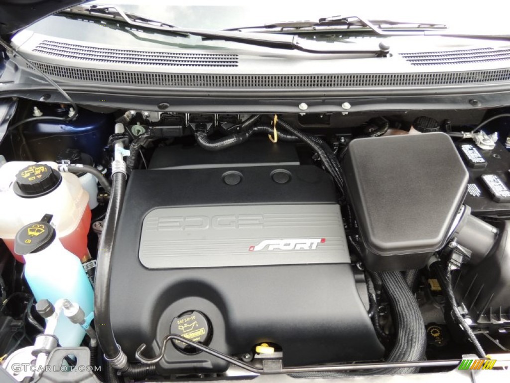 2013 Ford Edge Sport 3.7 Liter DOHC 24-Valve Ti-VCT V6 Engine Photo #79630664