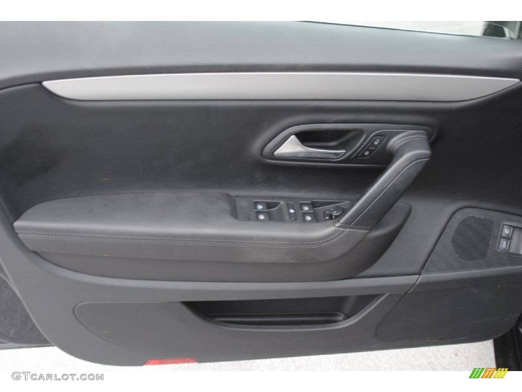 2011 Volkswagen CC Sport Black Door Panel Photo #79630685